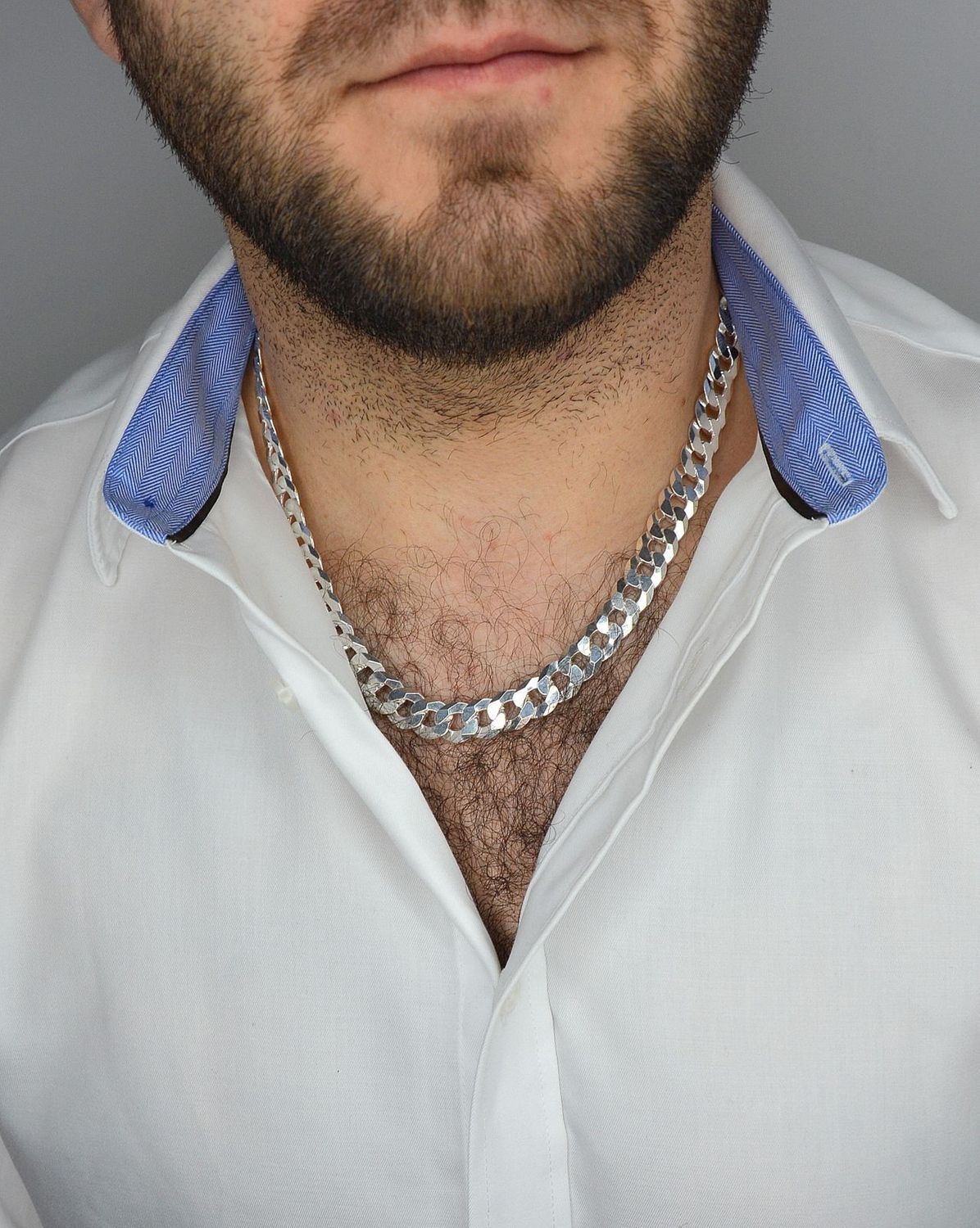 Łańcuszek srebrny 925 Gruba Pancerka 1,1 cm próba. Srebrny łańcuszek Pancerka DIA-LAN-2085-300-925.jpg